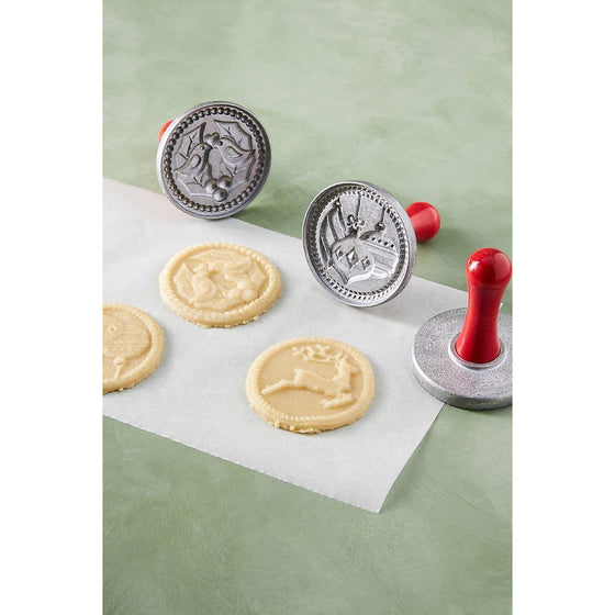 Yuletide Cookie Stamps, Set of 3