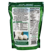  Let's Do Organic Coconut Shredded, Unsweetened, 8-Ounce (Pack of 6)