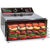 TSM Products Stainless Steel Food Dehydrator with 5 Stainless Steel Shelves