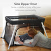 Lotus Travel Crib - Backpack Portable, Lightweight, Easy to Pack Play-Yard with Comfortable Mattress - Certified Baby Safe