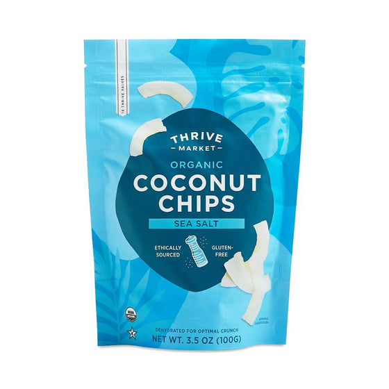 Organic Coconut Chips, Sea Salt