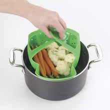  OXO Good Grips Silicone Steamer, Green