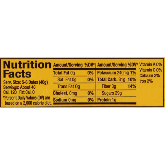 Hadley Date Gardens Pitted Dates 3.5 lbs Deglet Noor