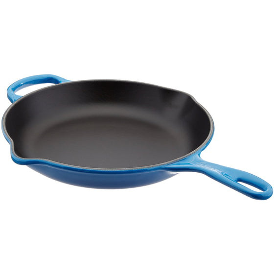 Le Creuset LS2024-2659 Signature Iron Handle Skillet, 10-1/4-Inch, Marseille