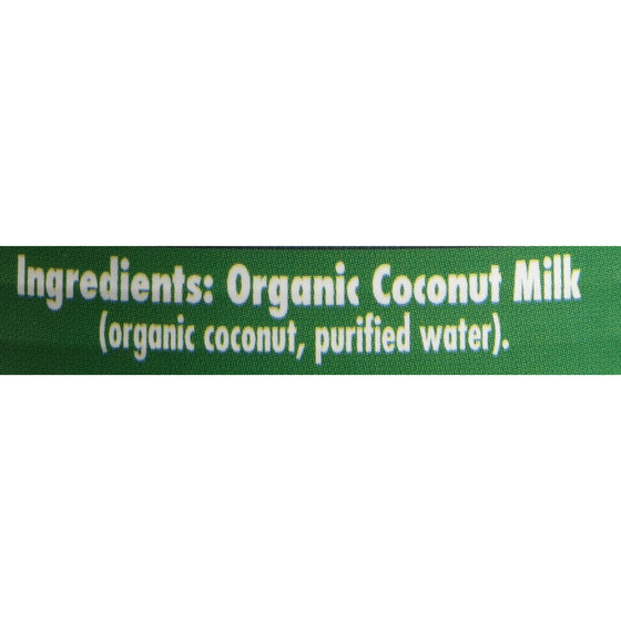 Native Forest Simple Organic Unsweetened Coconut Milk, 13.5 Ounce Cans (Pack of 12)