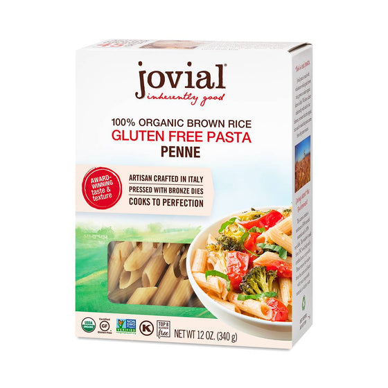 Jovial's Organic Brown Rice Penne Rigate