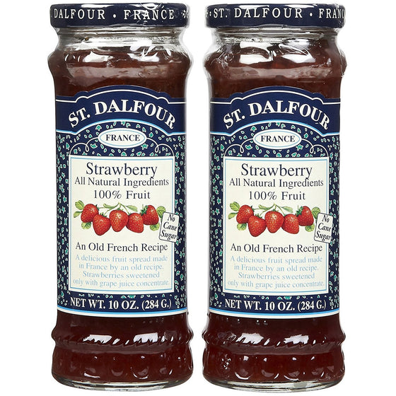 St. Dalfour Strawberry Conserves - 10 oz - 2 pk