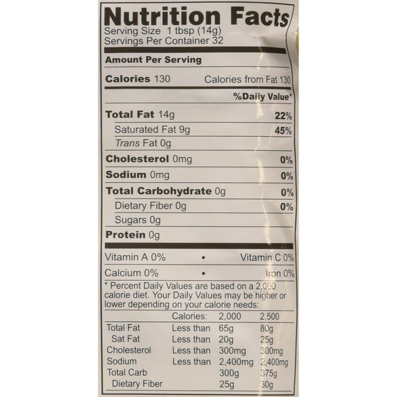 Raw Organic Cacao Butter, 16oz, The Raw Food World