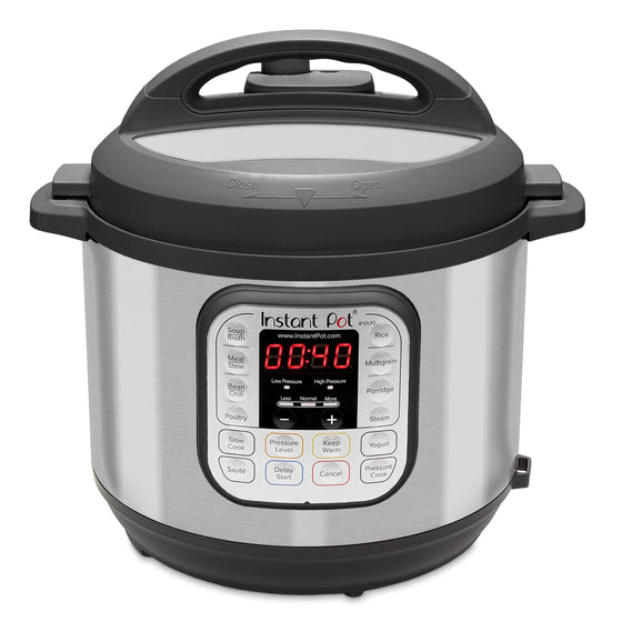Instant Pot IP-DUO60 321 Electric Pressure Cooker, 6-QT, Stainless Steel/Black