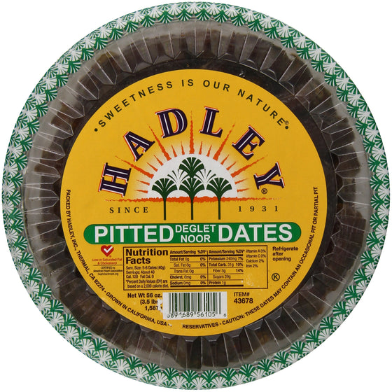 Hadley Date Gardens Pitted Dates 3.5 lbs Deglet Noor