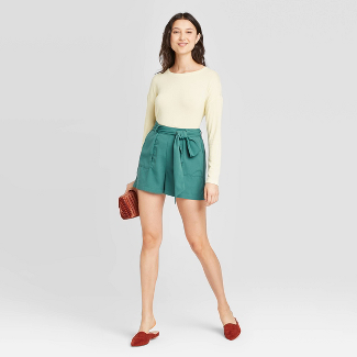 Women's Tie Waist Shorts