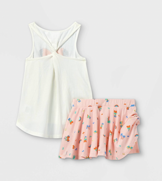 Toddler Minnie Mouse Knit Top And Bottom Set