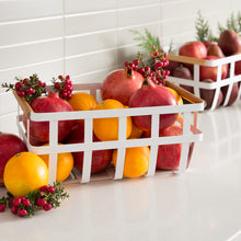  Yamazaki Slim Tosca Basket with Wooden Handles