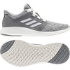 Adidas grey, cloud white, and silver metallic women's edge lux 3 running shoe product shot Danielle Walker