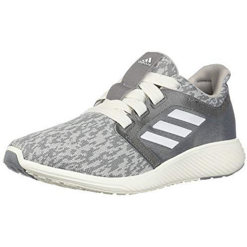 Adidas grey, cloud white, and silver metallic women's edge lux 3 running shoe Danielle Walker