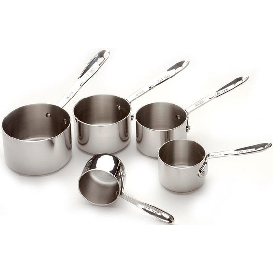 All clad stainless steel 5 piece silver measuring cup set Danielle Walker