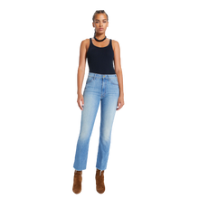  Ankle fray high rise bootcut jeans Danielle Walker 