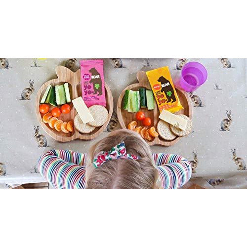 BEAR 12 pack real fruit snack rolls - gluten free, vegan, and non GMO - strawberry healthy school lunch and lunch snacks for kids and adults product shot Danielle Walker