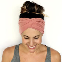  Blush double twist headband Danielle Walker