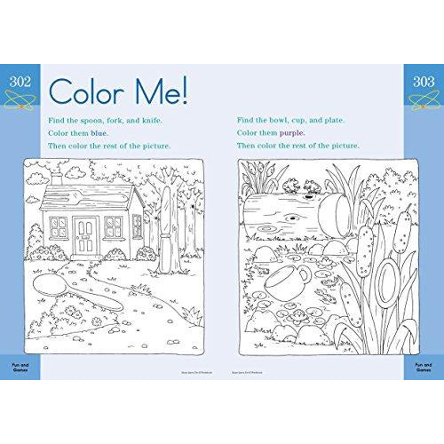 Brain Quest workbook pre-k color me page Danielle Walker