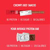 Chomps grass fed original beef jerky snack sticks - keto, paleo, whole 30 approved, non-GMO, gluten free, sugar free, high protein, 90 calorie snacks - 1.15 oz. meat stick - versus the average protein bar Danielle Walker