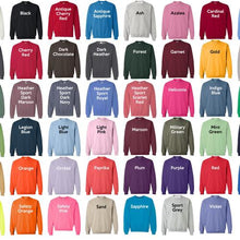  Christmas vibes retro sweatshirt color options Danielle Walker