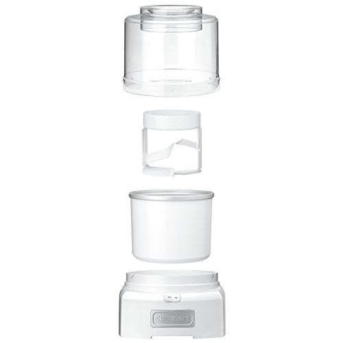 Cuisinart ICE-21 1.5 quart frozen yogurt ice cream maker qt in white - components Danielle Walker