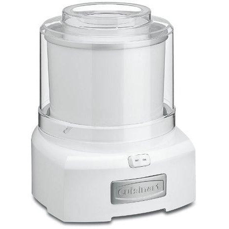Cuisinart ICE-21 1.5 quart frozen yogurt ice cream maker qt in white - product shot Danielle Walker
