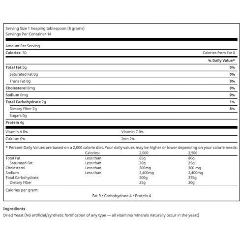 Dr. Fuhrman's nutritional yeast nutritional facts Danielle Walker