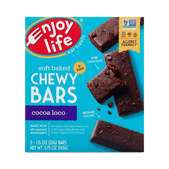 Enjoy life cocoa loco baked chewy bars Danielle Walker 