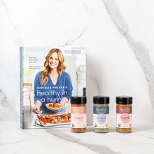  Healthy In A Hurry autographed cookbook plus vibrant flavors seasoning blend bundle Danielle Walker