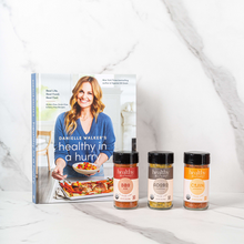  Healthy In A Hurry autographed cookbook plus a little heat seasoning blend bundle Danielle Walker