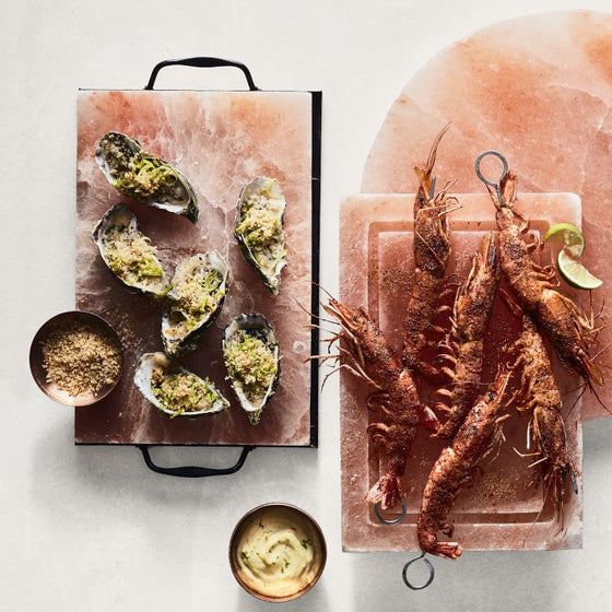 Himalayan Salt Plate with Holder