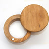 Olive Wood Salt Cellar with Lid, Wooden Spice Keeper, Sugar Box, Salt Cellar