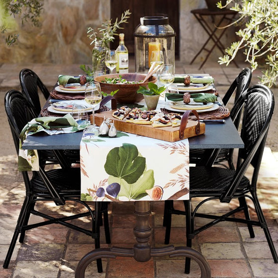 Rustic Rectangular Tray with Leather Handles